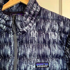 Patagonia Jacket Mens Multicolor Down Puffer Full Zip - Medium